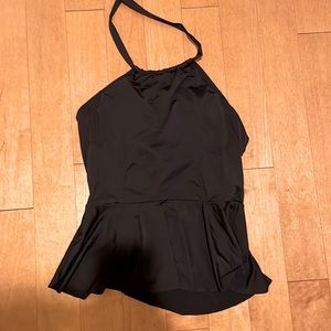 black tankini top